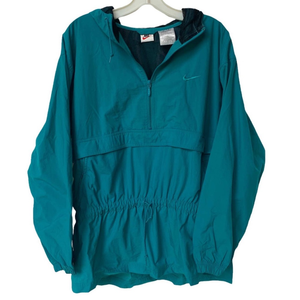 Vintage Nike Women's Blue Windbreaker